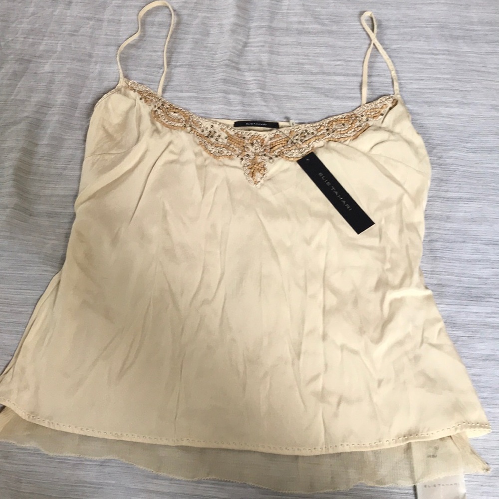 Elie Tahari silk blouse size S $248 retail  NWT